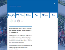 Tablet Screenshot of marathon-longueuil.com